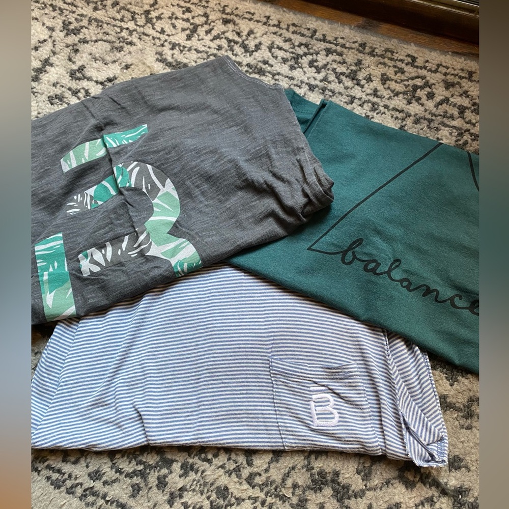 3 pack barre 3 shirts